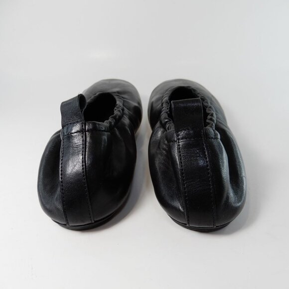 SCHUTZ Eudora Slip On Ballet Flats Size 7 Run Small Black Leather NEW $128 - Picture 10 of 14